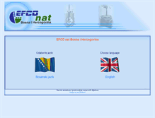 Tablet Screenshot of efconat.com.ba